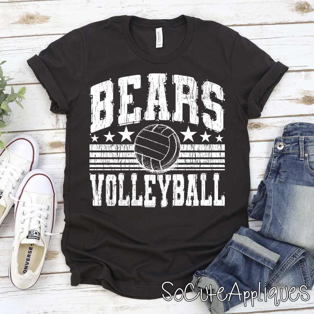 Mascot volleyball stars and stripes *DTF* Transfer - Image 9
