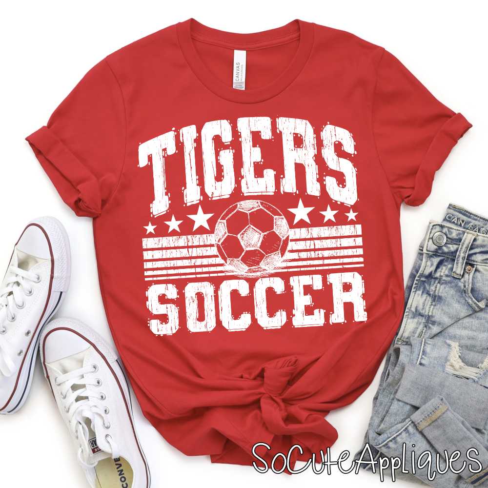Mascot soccer stars and stripes *DTF* Transfer - Image 4