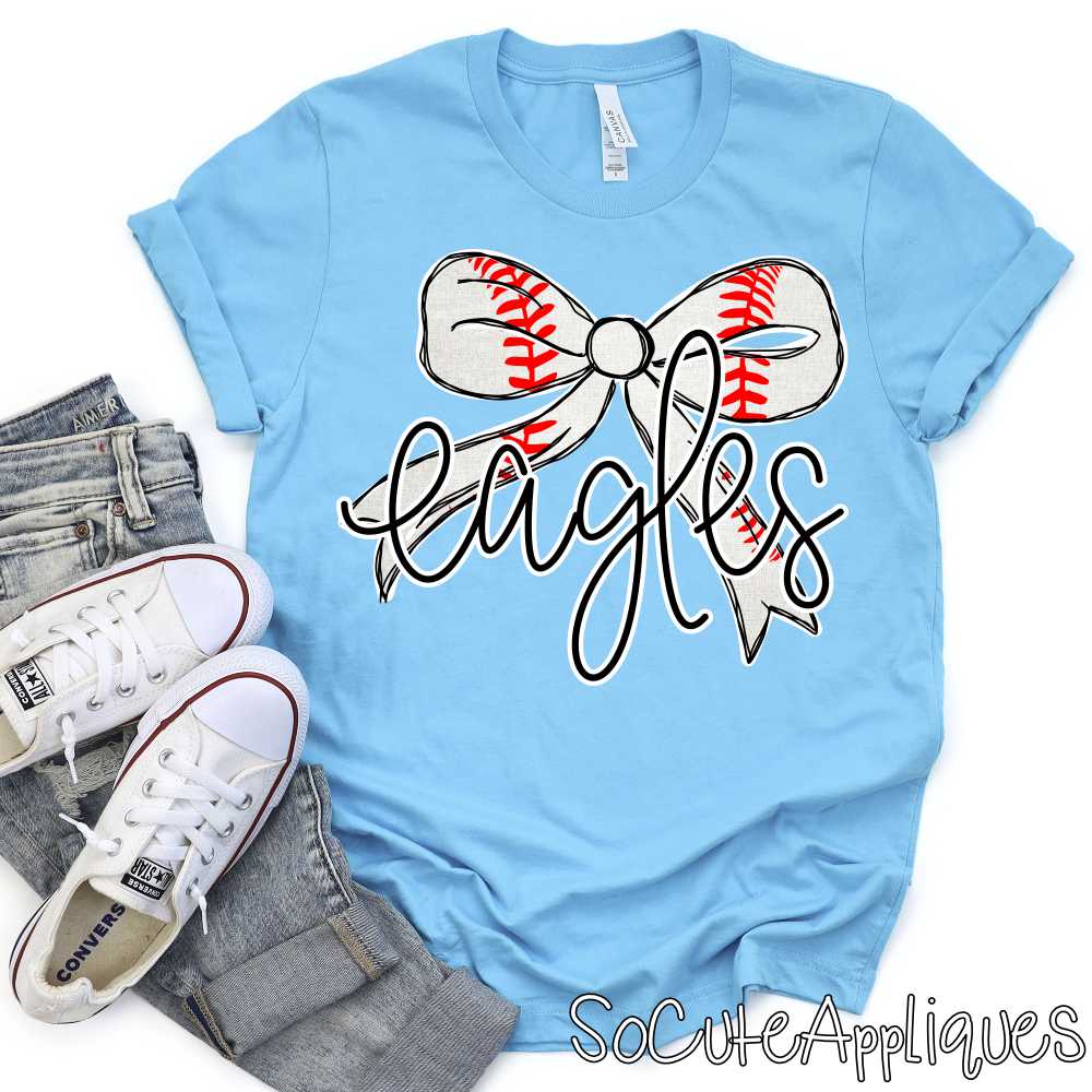 MASCOT BASEBALL bow *DTF* Transfer - Image 4