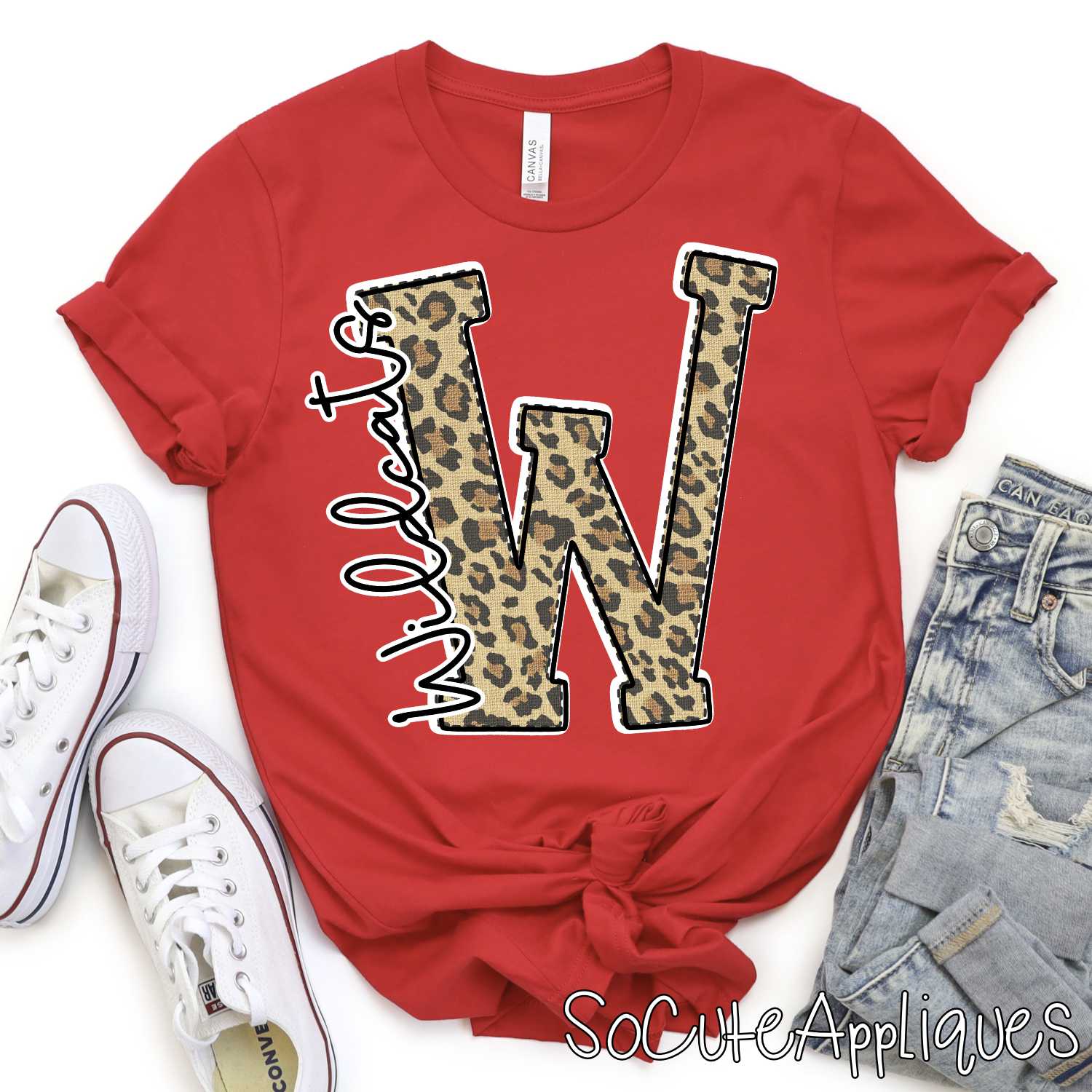 Leopard print initial mascots *DTF* Transfer - Image 2