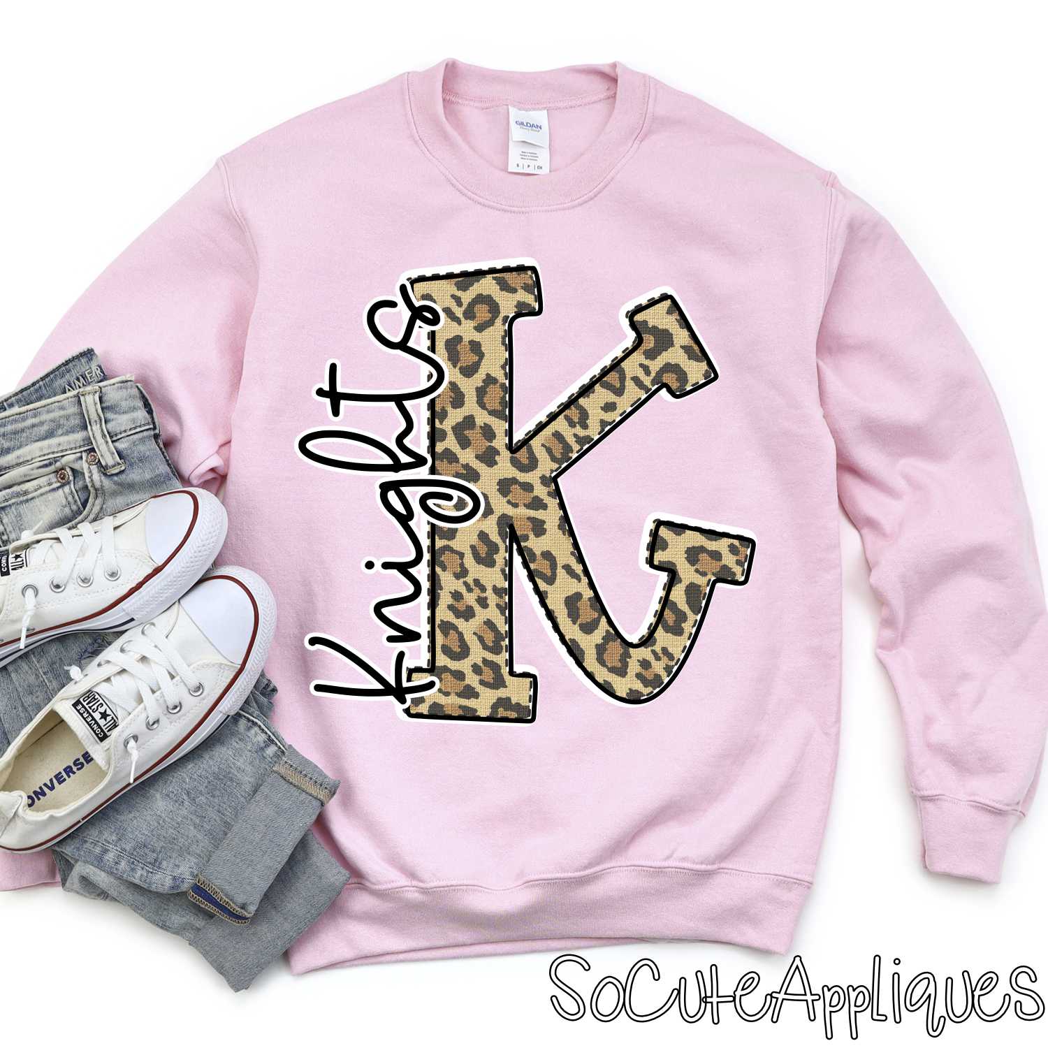 Leopard print initial mascots *DTF* Transfer - Image 7