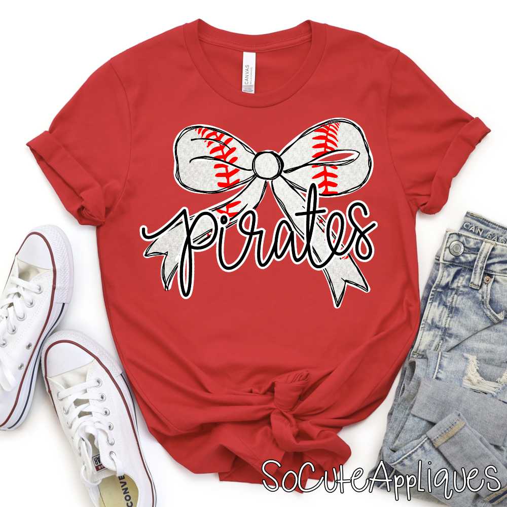 MASCOT BASEBALL bow *DTF* Transfer - Image 7