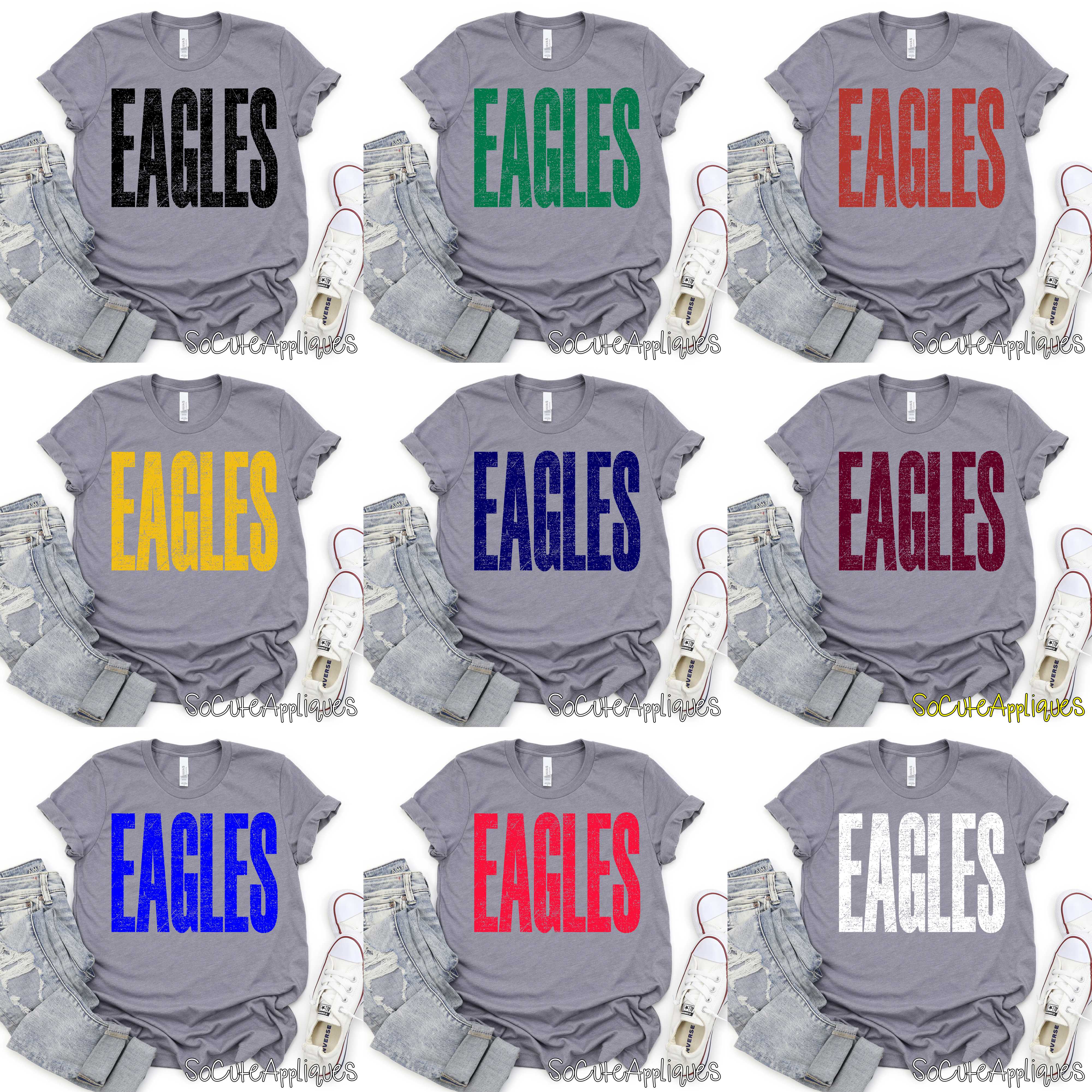 Big SIMPLE block distressed Mascot *DTF* Transfer - Image 2