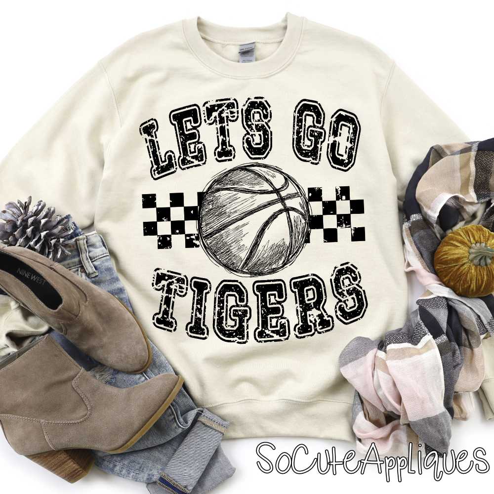 Mascot basketball on checks *DTF* Transfer - Image 5