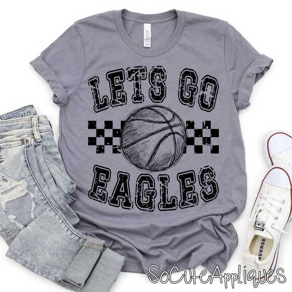 Mascot basketball on checks *DTF* Transfer - Image 6