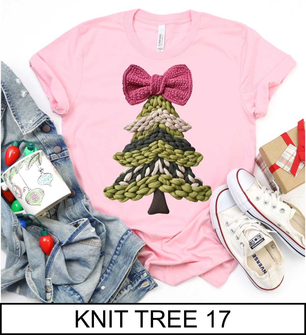 Knit Christmas trees over 125 designs to choose from *DTF* Transfer - Image 9