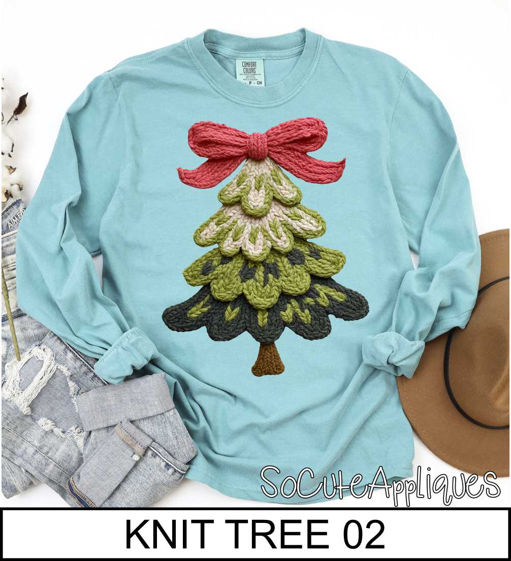 Knit Christmas trees over 125 designs to choose from *DTF* Transfer - Image 11