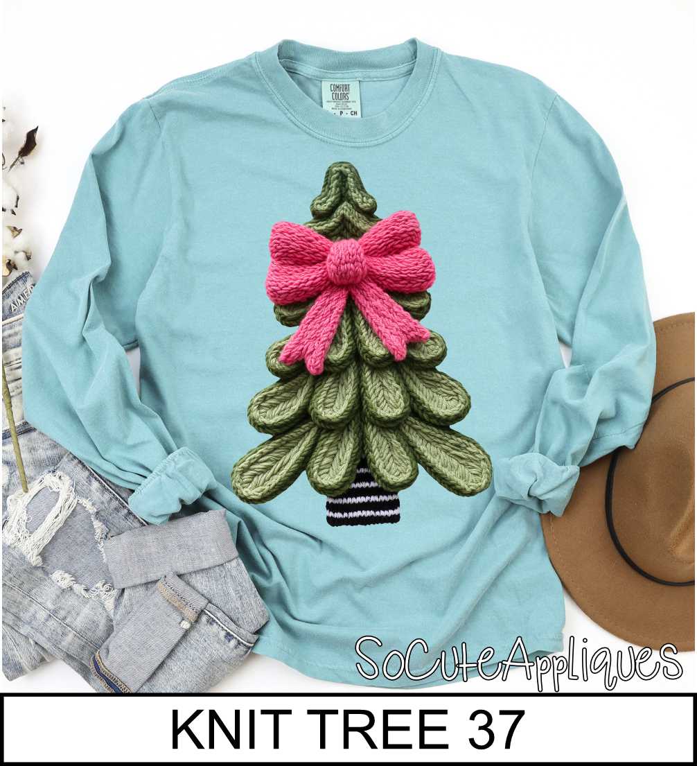 Knit Christmas trees over 125 designs to choose from *DTF* Transfer - Image 7