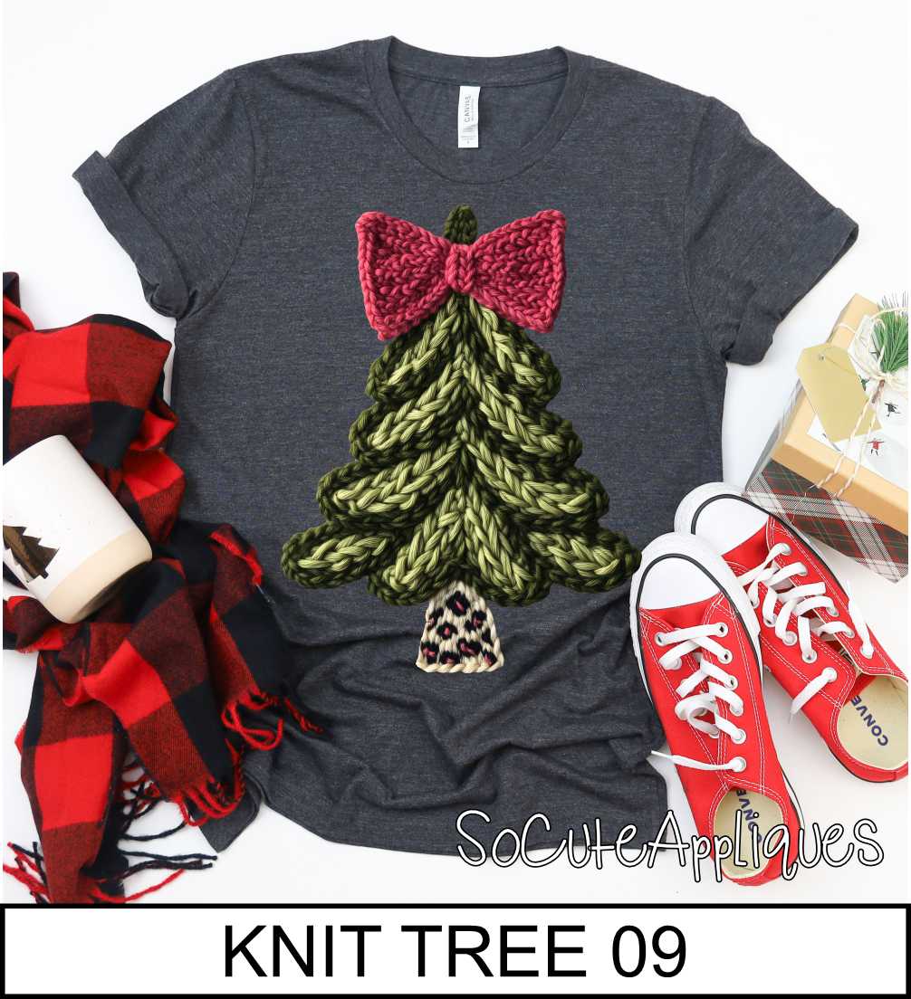 Knit Christmas trees over 125 designs to choose from *DTF* Transfer - Image 10