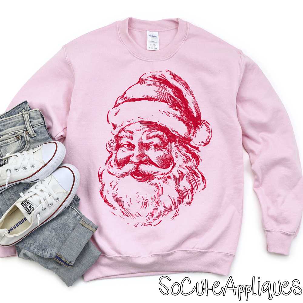 Vintage santa *DTF Transfer* You pick color