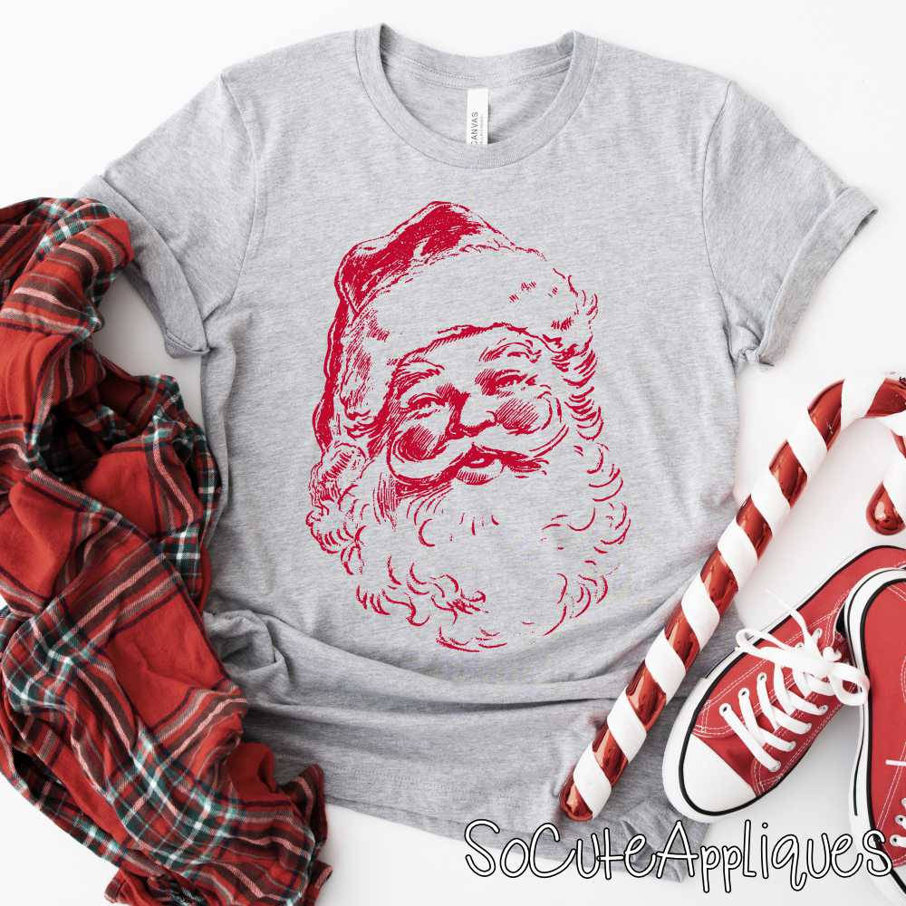 Vintage santa *DTF Transfer* You pick color