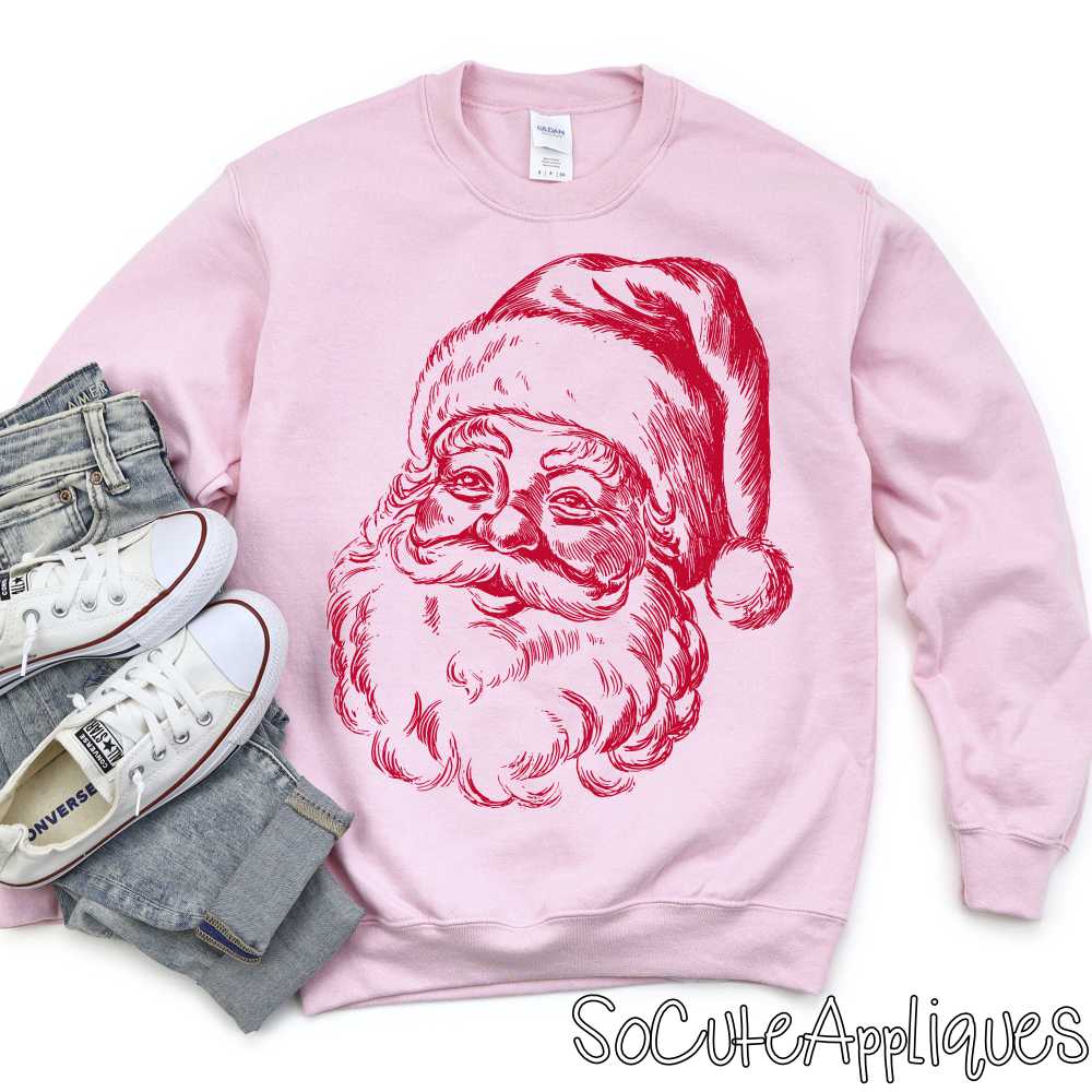 Vintage santa *DTF Transfer* You pick color