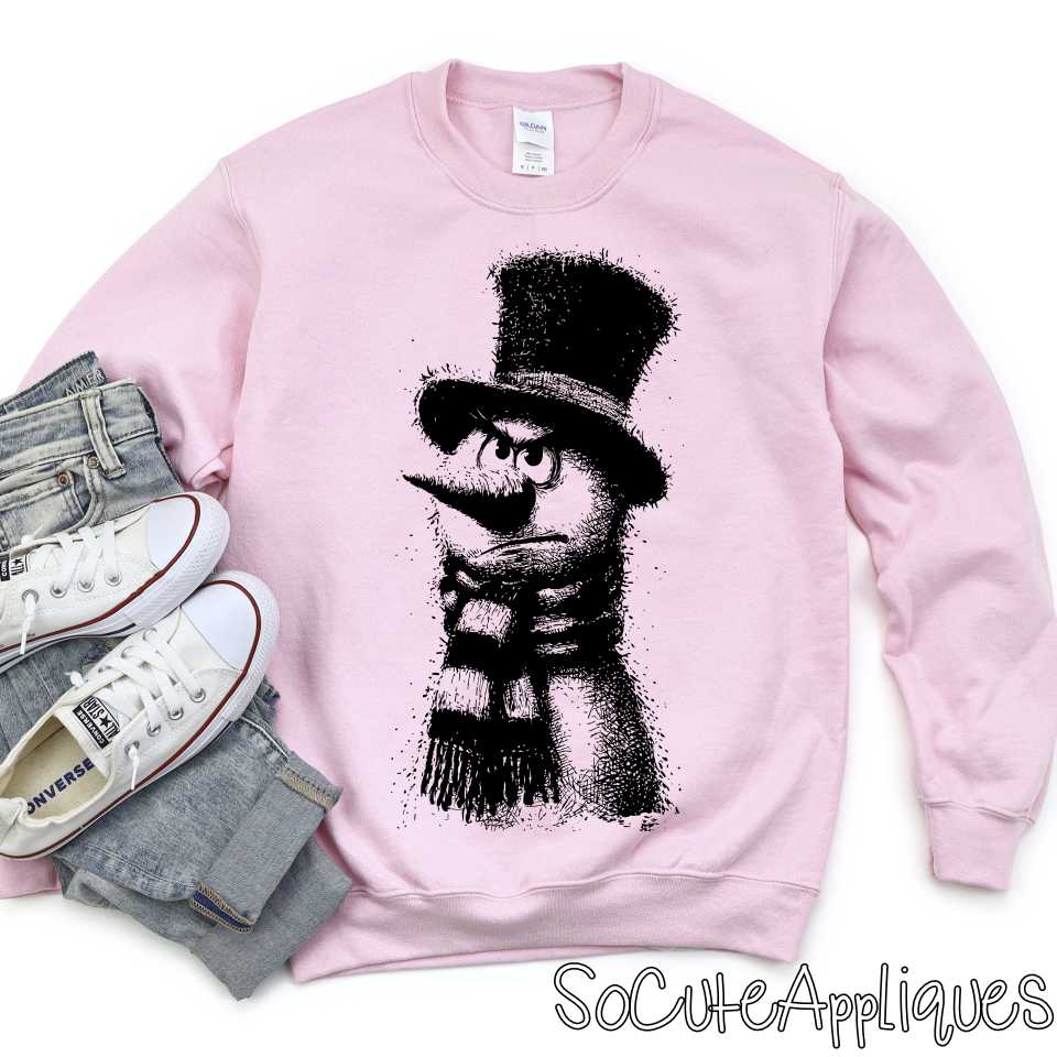 Snowman outline -YOU PICK COLOR- *DTF Transfer*