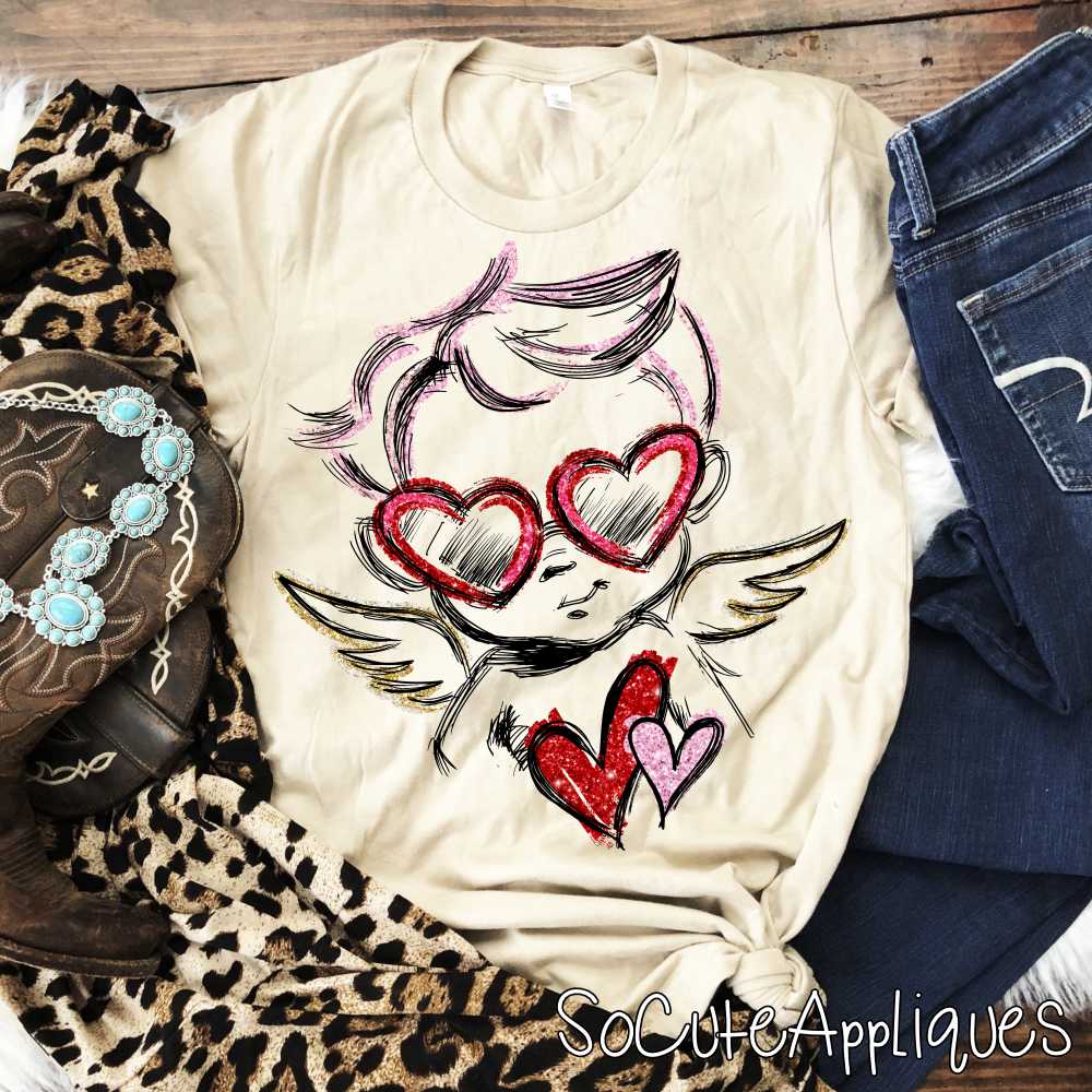 Cupid hearts *DTF Transfer*