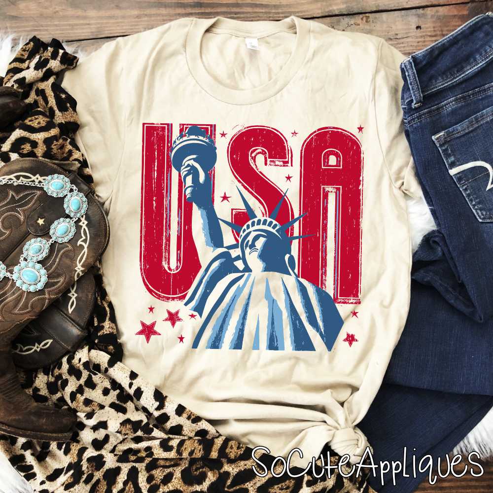 USA statue of liberty *DTF* Transfer