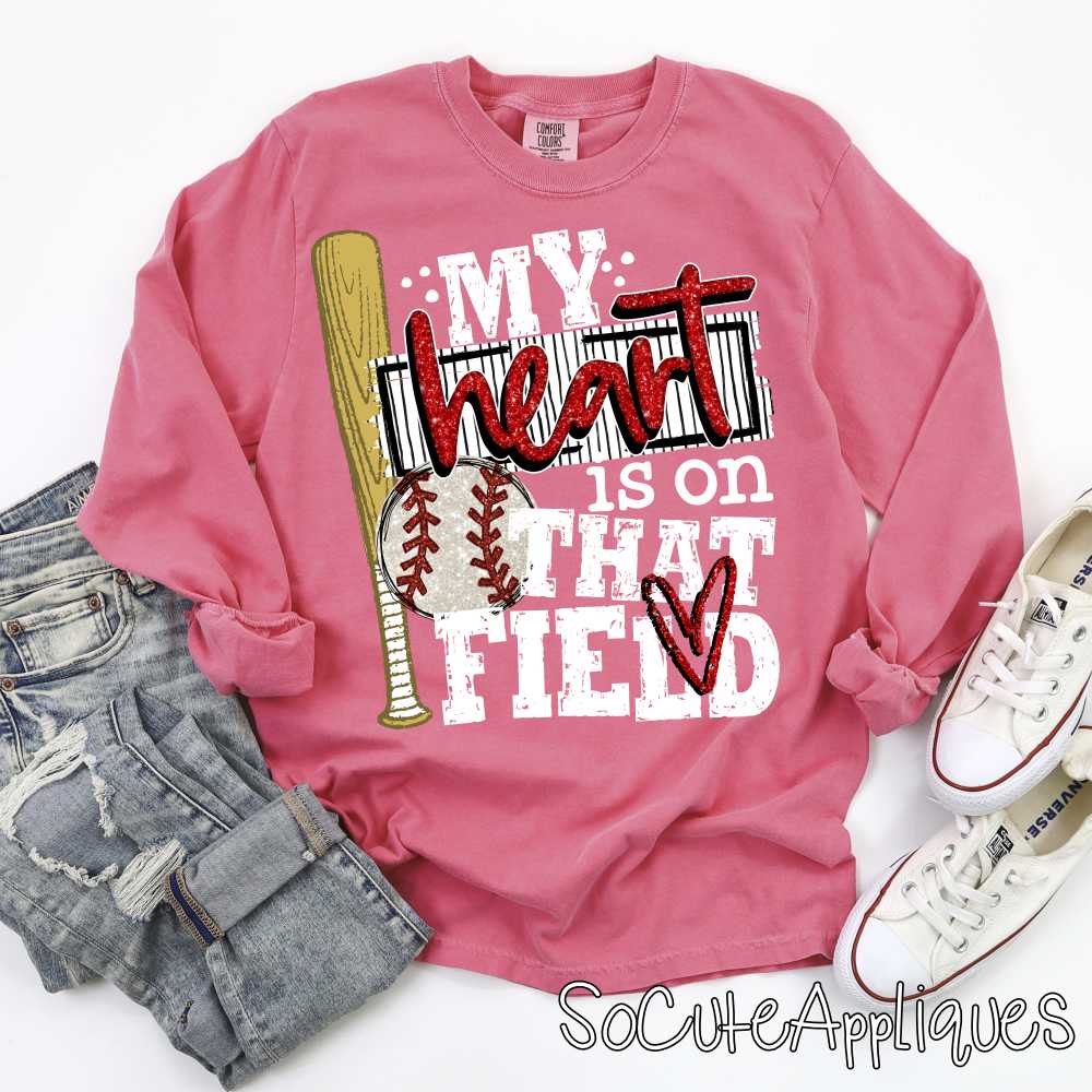 My heart is on that field baseball W *TRANSFER*