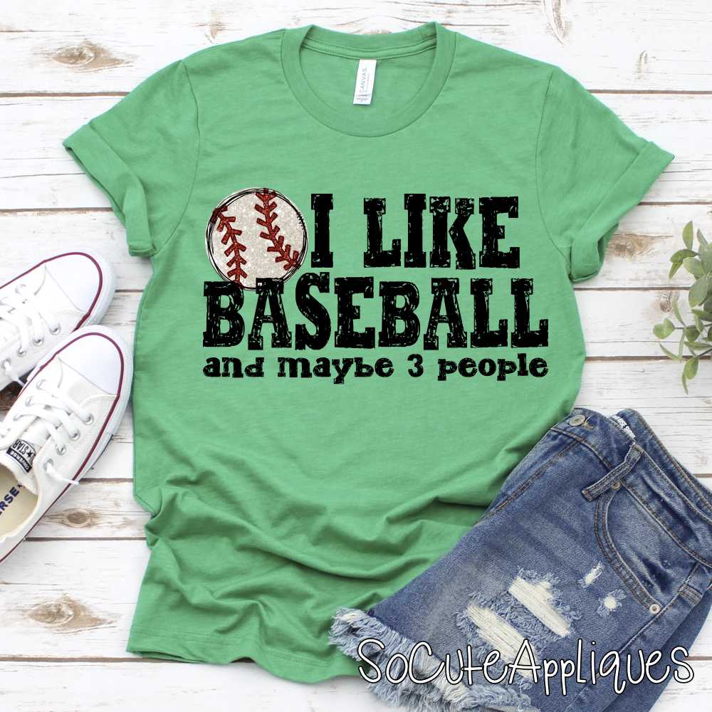 I like baseball and 3 people b *TRANSFER*