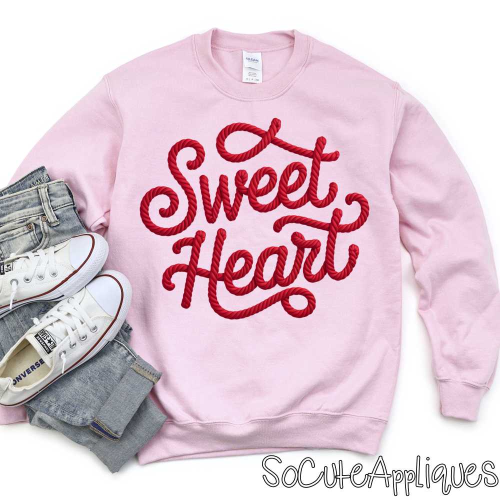 Sweetheart crochet *DTF* Transfer