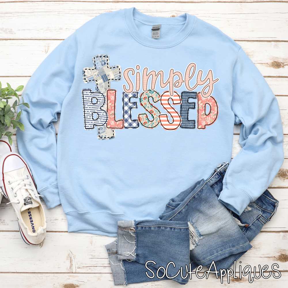 Simply BLESSED cross mixed *TRANSFER*