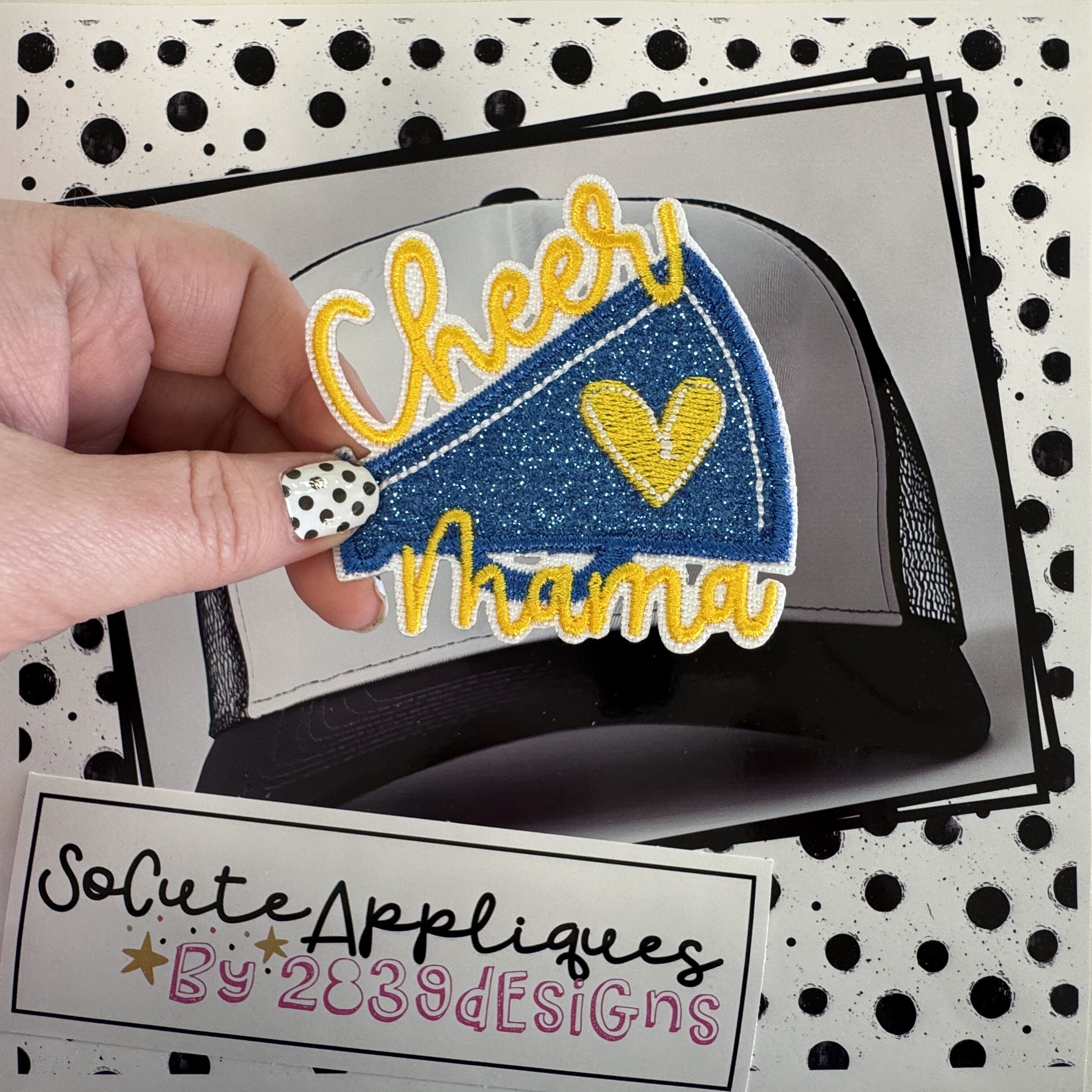 Cheer mama *HAT PATCH* you pick colors