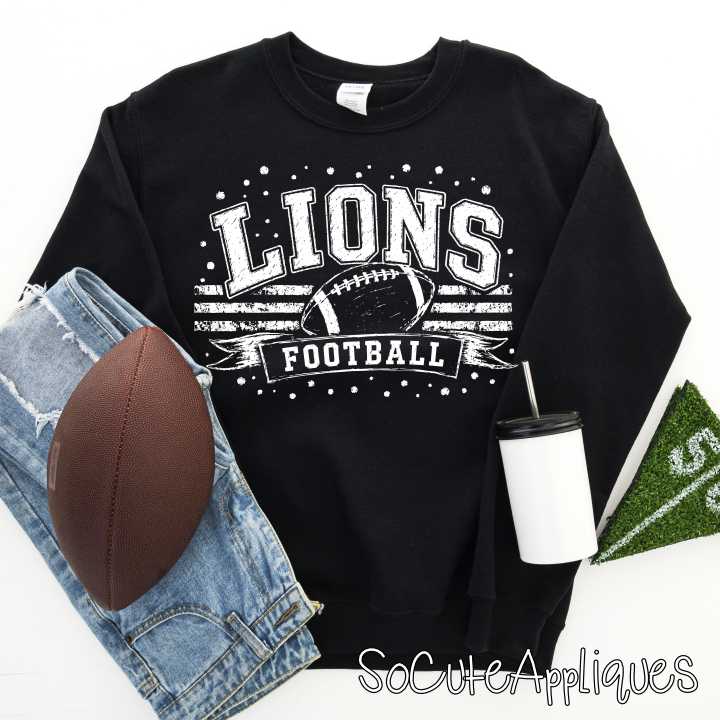 CUSTOM Mascot preppy banner football *DTF* Transfer - Image 3