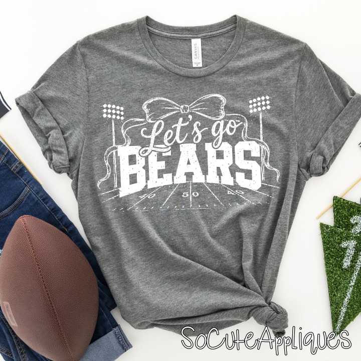 CUSTOM Lets go MASCOT football field and bow *DTF* Transfer - Image 5
