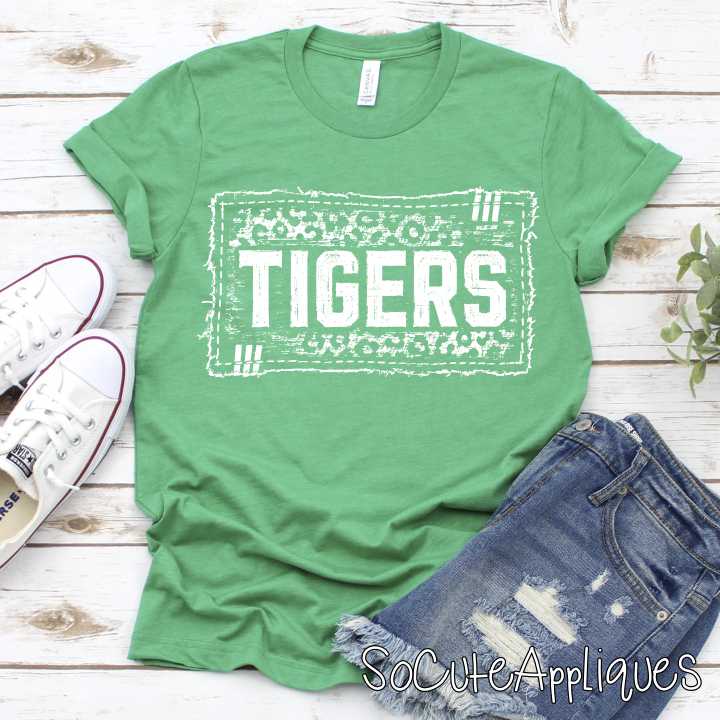 CUSTOM MASCOT leopard frayed edges *DTF* Transfer - Image 3