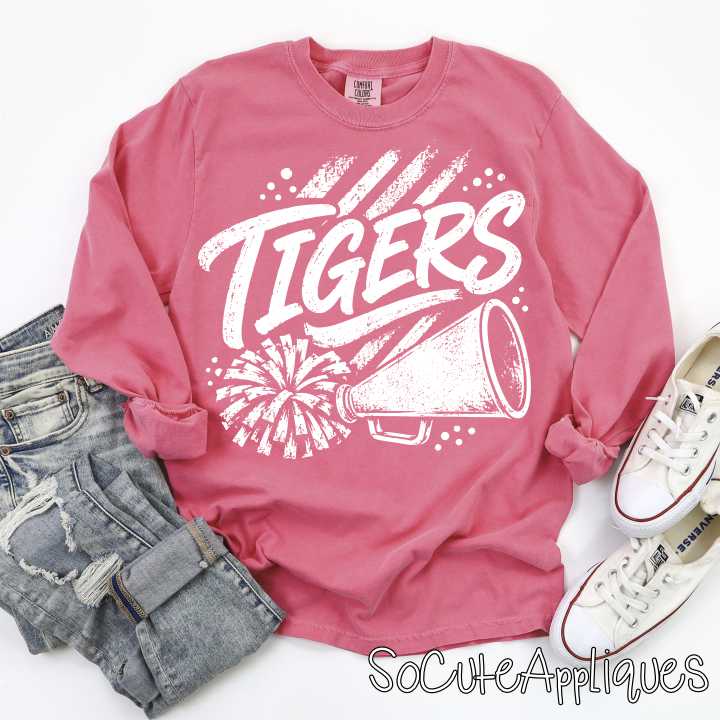 CUSTOM MASCOT cheer stripes *DTF* Transfer - Image 3