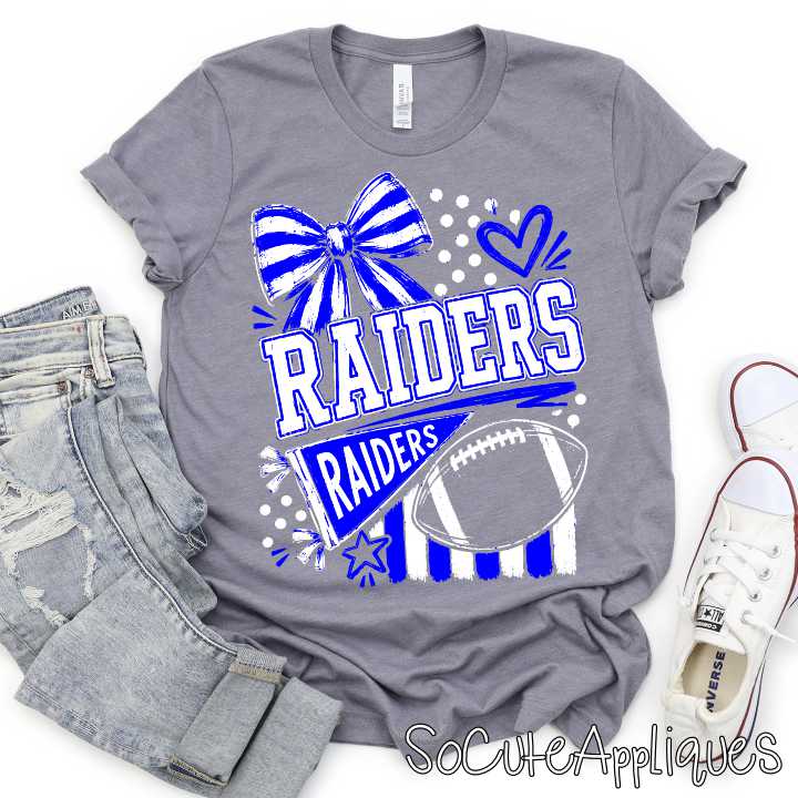CUSTOM MASCOT volleyball bow stripes *DTF* Transfer - Image 5