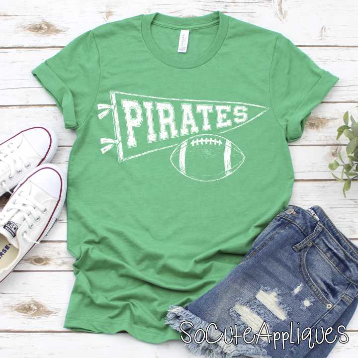 CUSTOM MASCOT Retro pennant flag football *DTF* Transfer - Image 5