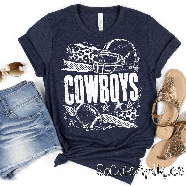 CUSTOM MASCOT football torn patterns *DTF* Transfer - Image 5